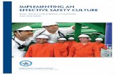 IMPLEMENTING An effective SAFETY CULTURE - ICS
