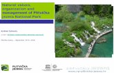 Natural values, organization and management of Plitvička jezera ...