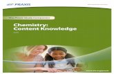 Chemistry: Content Knowledge