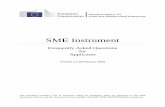 SME Instrument FAQs