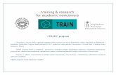 Vise informacija o TRAIN programu obuke