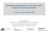 Presentation - Changing diagnostic criteria for Alzheimer's disease