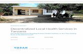 Decentralized Local Health Services in Tanzania