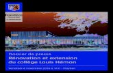 Rénovation et extension du collège Louis Hémon