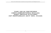 revised implementing rules and regulations of republic act 9184
