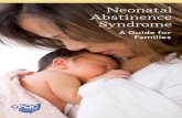 Neonatal Abstinence Syndrome (A Guide for Families)