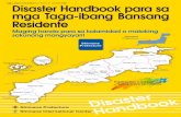 Disaster Handbook para sa mga Taga-ibang Bansang Residente