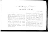 Archeological Activities in Lumbini 1976-77