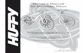 Owner's Manual for Mountain Bikes - Huffy