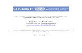 UNDEF EVALUATION REPORT- UNDEF- PAK-08-260 ...