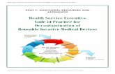Code of Practice for Decontamination of Reusable Invasive Medical