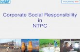 Corporate Social Responsibility in NTPC