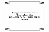 Ang Katotohanan Tungkol Sa IGLESIA NI CRISTO 1914