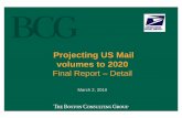 Projecting US Mail volumes to 2020