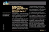 White Paper—Nine Best Practices for Effective Talent Management