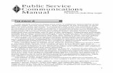 Public Service Communications Manual (PDF)