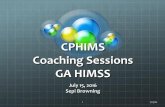 CPHIMS coaching – GA HIMSS