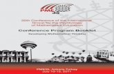 CONFERENCE PROGRAM Click for PME 35 second announcement