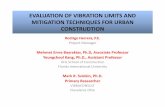 EVALUATION OF VIBRATION LIMITS AND MITIGATION ...