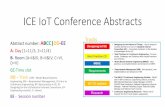 ICE IoT Conference Abstracts