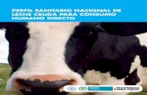 Perfil sanitario nacional de leche cruda Para consumo humano directo