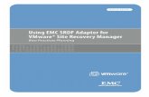 Using EMC SRDF Adapter for VMware Site Recovery Manager