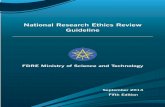 National Research Ethics Review Guideline (2014)