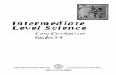 Intermediate Level Science Core Curriculum