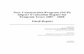 New Construction Program (NCP) Impact Evaluation Report for ...