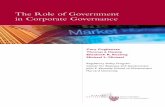The Role of Government in Corporate Governance - Harvard