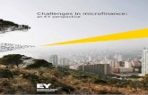 Challenges in Microfinance: An EY Perspective