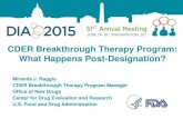 CDER Breakthrough Therapy Program: What Happens Post ...