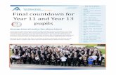 Final countdown for Year 11 and Year 13 pupils