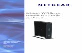 NETGEAR Universal WiFi Range Extender WN2000RPT User Manual
