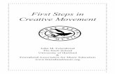 Handout: First Steps in Creative Movement