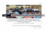 Evaluation of the Partnership for Quality Education