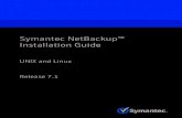 Symantec NetBackup™ Installation Guide: UNIX and Linux