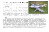 The “Phoenix” FockeWulf FW-190