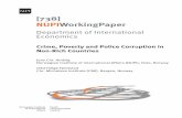 [738] NUPIWorkingPaper Crime, Poverty and Police Corruption in ...