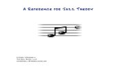 A Reference for Jazz Theory (PDF)