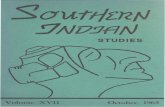 Southern Indian Studies, vol. 17