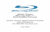 BD RE - Audiovisual Application Format Specification for BD RE 2.1