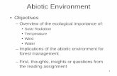 Abiotic Environment