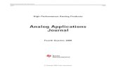Q4 2009 Issue Analog Applications Journal