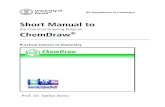 Short Manual to ChemDraw