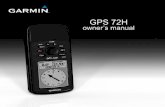 GPS 72H Owner's Manual
