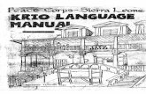 Peace Corps Sierra Leone - Krio Language Manual.PDF
