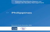 Country Synthesis Report on Urban AQM: Philippines
