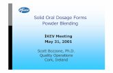 Solid Oral Dosage Forms Powder Blending