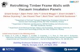 Retrofitting Timber Frame Walls with Vacuum Insulation Panels ...